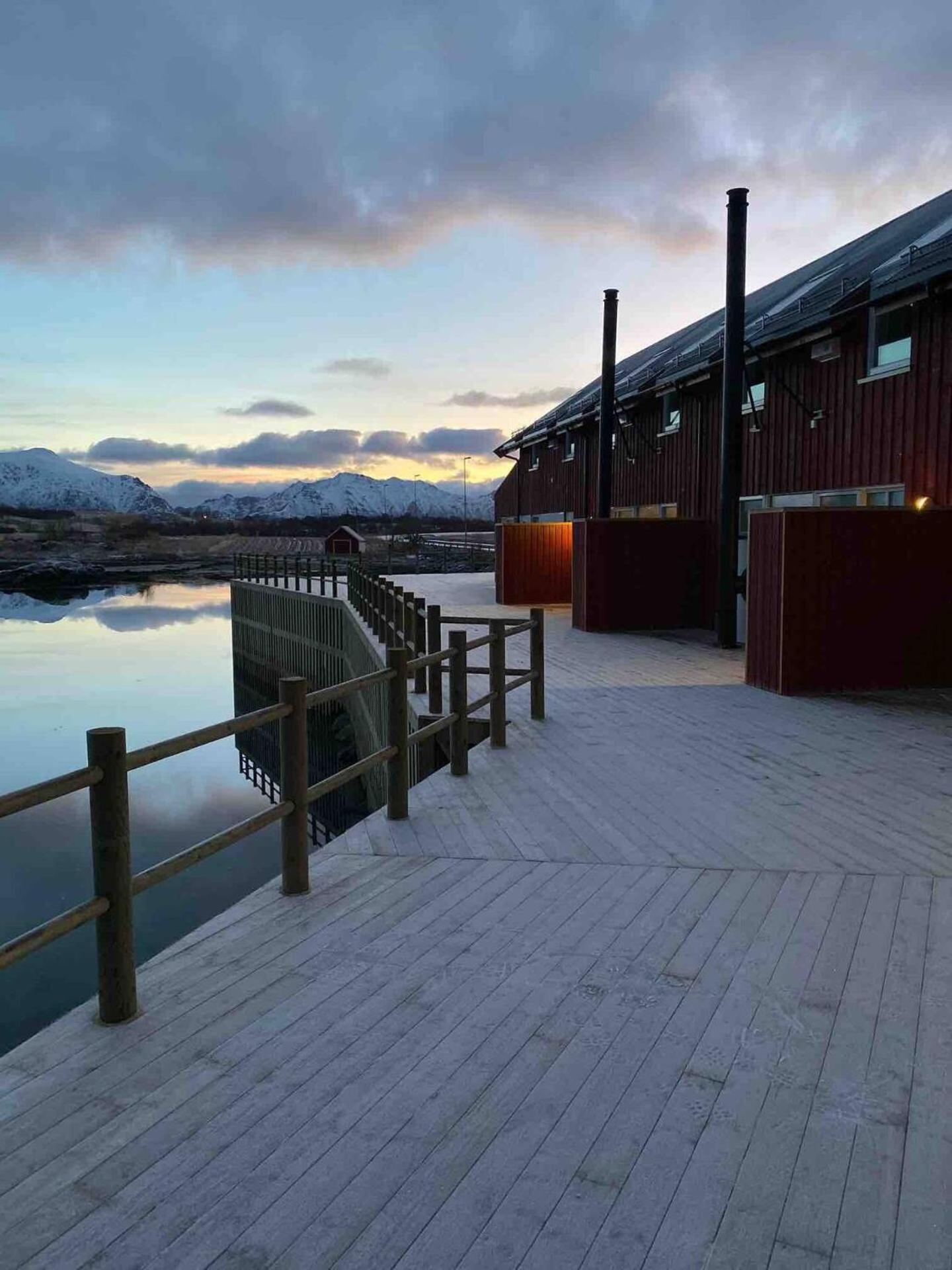 Вилла Rorbu By Nappstraumen, Lofoten Gravdal  Экстерьер фото