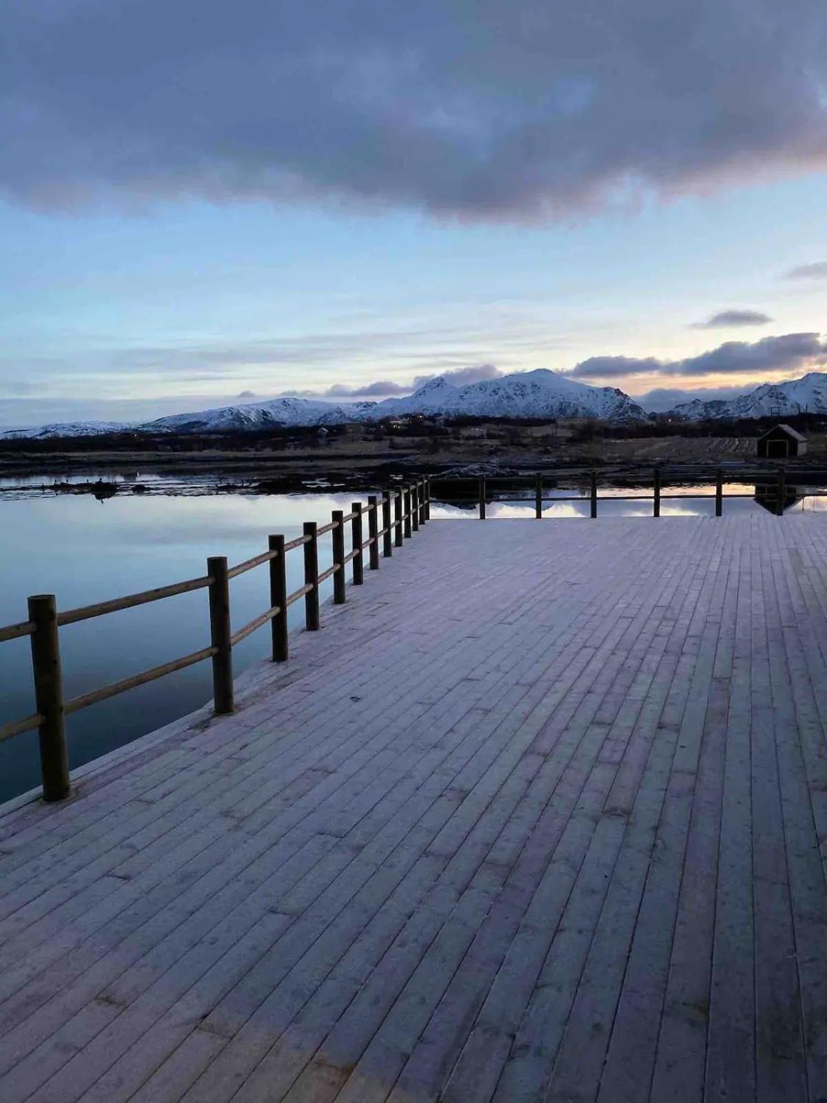 Вилла Rorbu By Nappstraumen, Lofoten Gravdal  Экстерьер фото